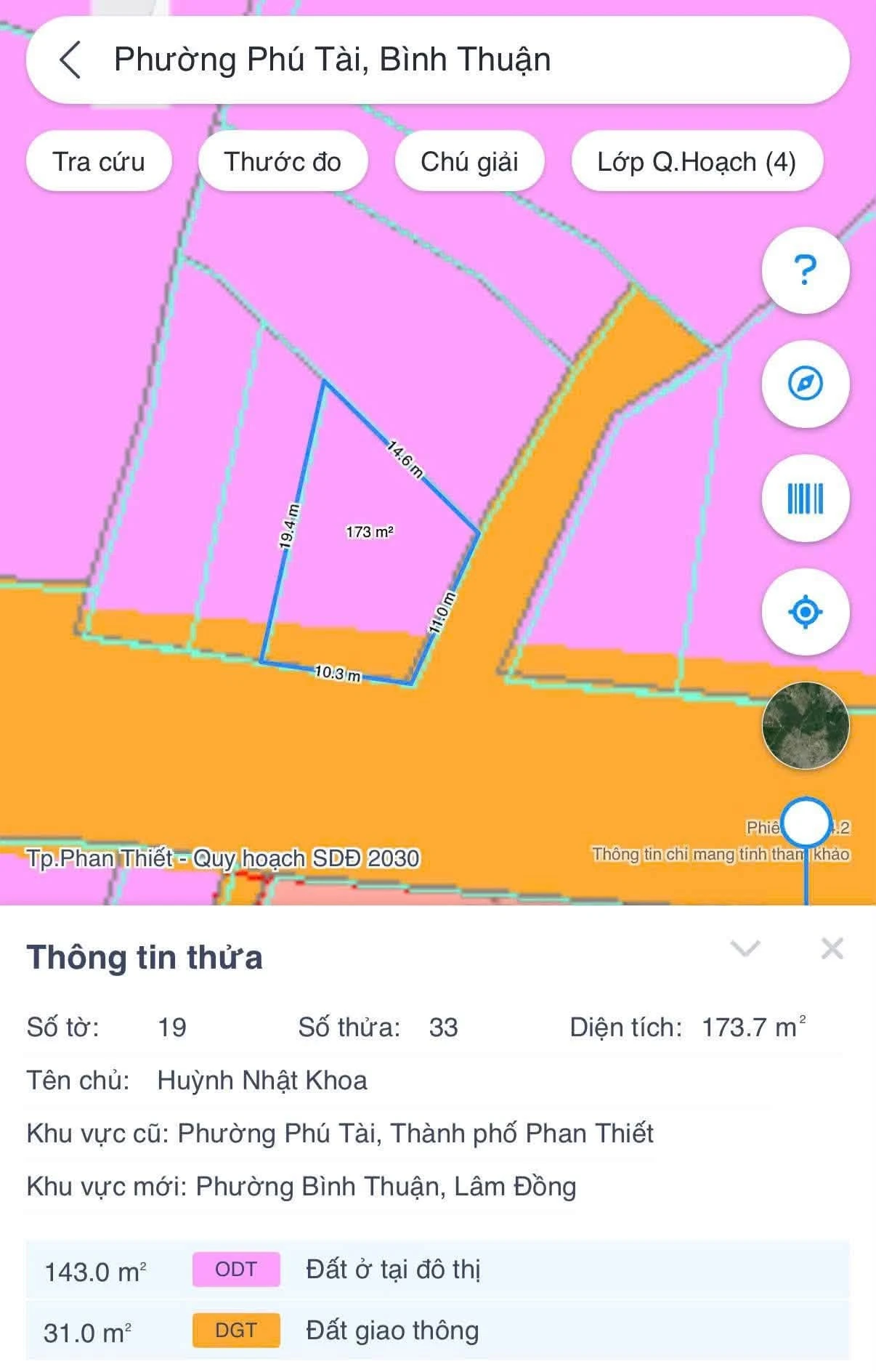 Bán đất góc 2 mặt tiền Hải Thượng Lãn Ông Phan Thiết 173m² - Ảnh 1