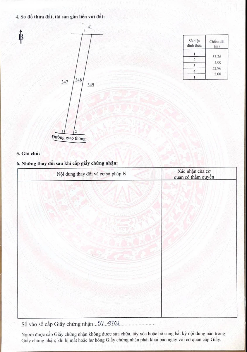 Bán đất nền 265m² tại Phường Tân Phú, Đồng Nai, giá 580 triệu - Ảnh thu nhỏ 2
