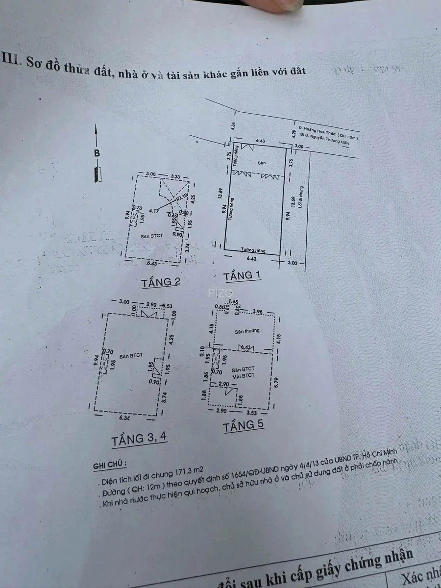 Bán nhà Phú Nhuận 88m2 đường Hoàng Hoa Thám 18,5 tỷ - Ảnh 1