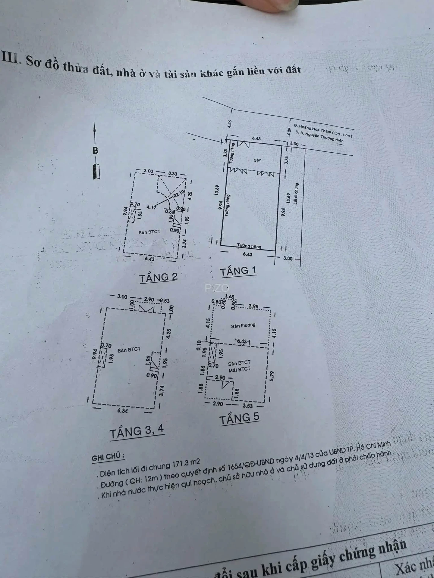 Bán nhà Phú Nhuận 88m2 đường Hoàng Hoa Thám 18,5 tỷ - Ảnh 1