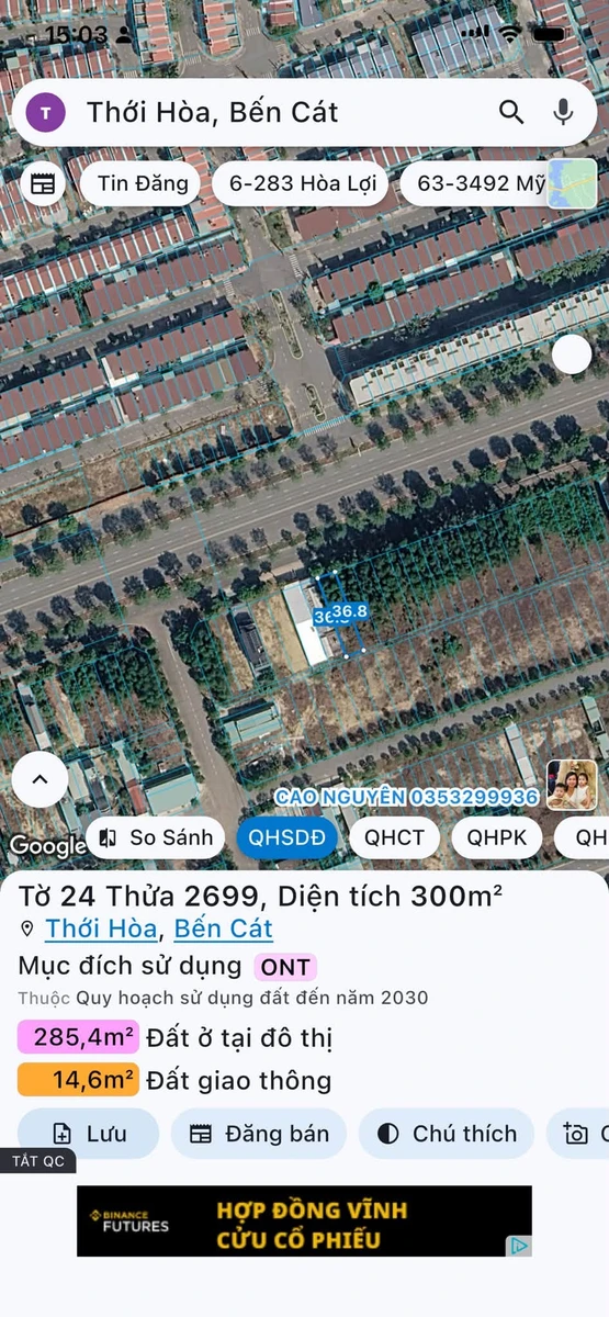 Bán đất 300m2 mặt tiền Vành Đai 4 gần ĐH Việt Đức, Bình Dương giá 3,5 tỷ - Ảnh 1