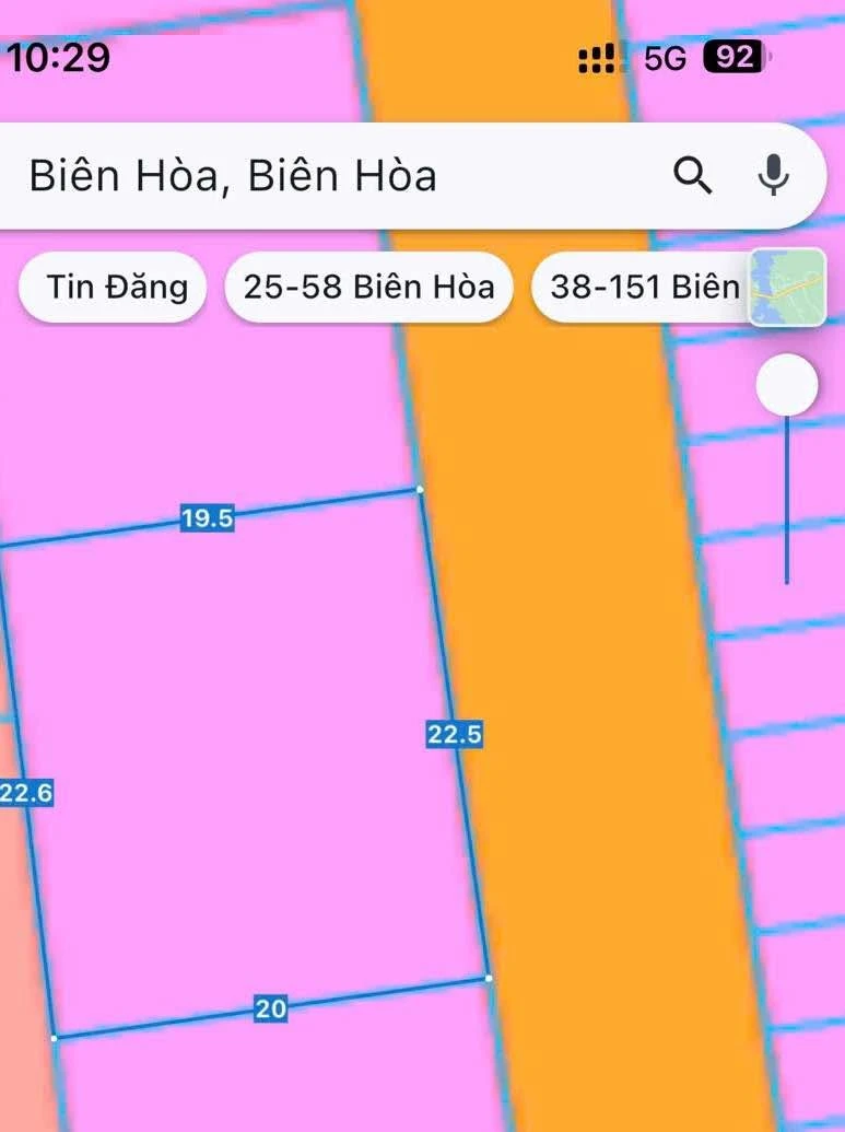 Bán lô đất biệt thự 440m² Hóa An Biên Hòa 9.5 tỷ - Ảnh 1