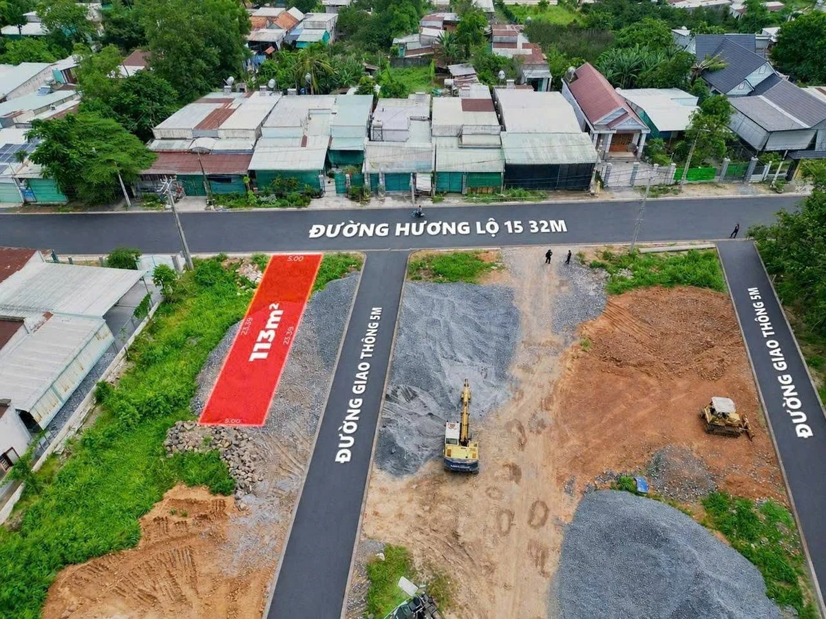 Bán đất mặt tiền 113m2 Hương Lộ 15, 2 tỷ 280 triệu - Ảnh 1