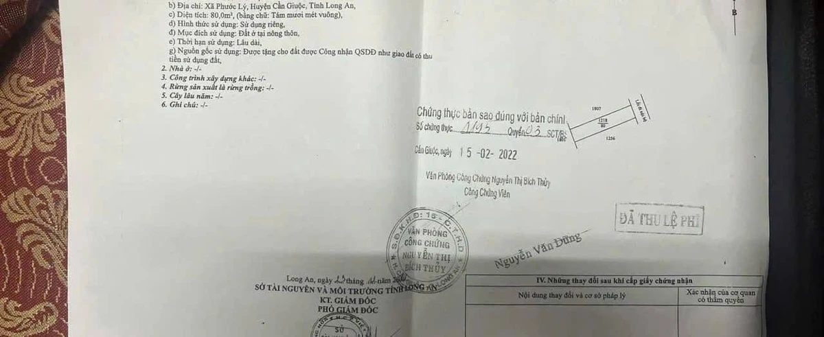 Bán nhà ở Phước Lý, 80m2, giá 1 tỷ 800 triệu - Ảnh 1
