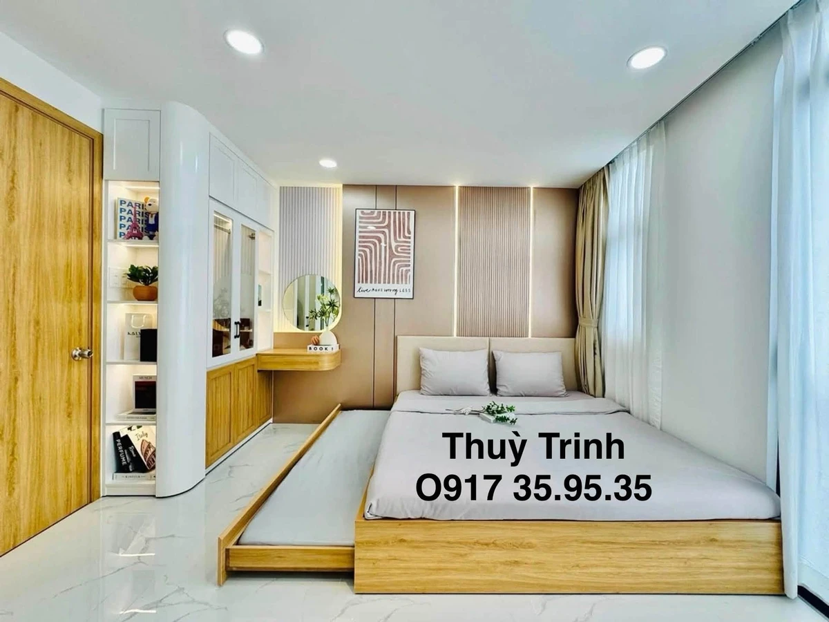 Bán nhà 4 tầng 4.5x6m, ô tô đỗ cửa, không quy hoạch, trung tâm Gò Vấp giáp Bình Thạnh - Ảnh thu nhỏ 5