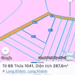 Bán đất thổ cư 287m2 mặt tiền bê tông 30m, phường Long Khánh, Đồng Nai - Ảnh thu nhỏ 1