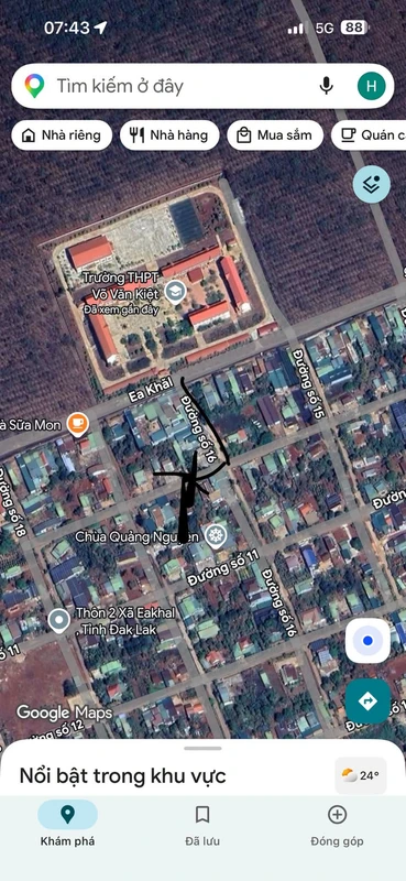 Bán nhà 2 tầng 3 PN 120m2 Hẻm Nguyễn Lương Bằng 335m2