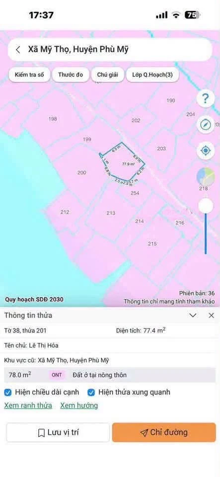 Bán đất mũi rồng Phú Mỹ 77m2 mặt tiền biển - Ảnh thu nhỏ 4