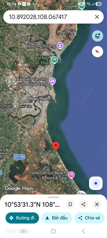 Bán đất mặt tiền biển Phan Thiết 2890m2, 35 tỷ