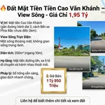 Bán đất mặt tiền Cao Văn Khánh 200m², view sông, 1,95 tỷ - Ảnh thu nhỏ 1