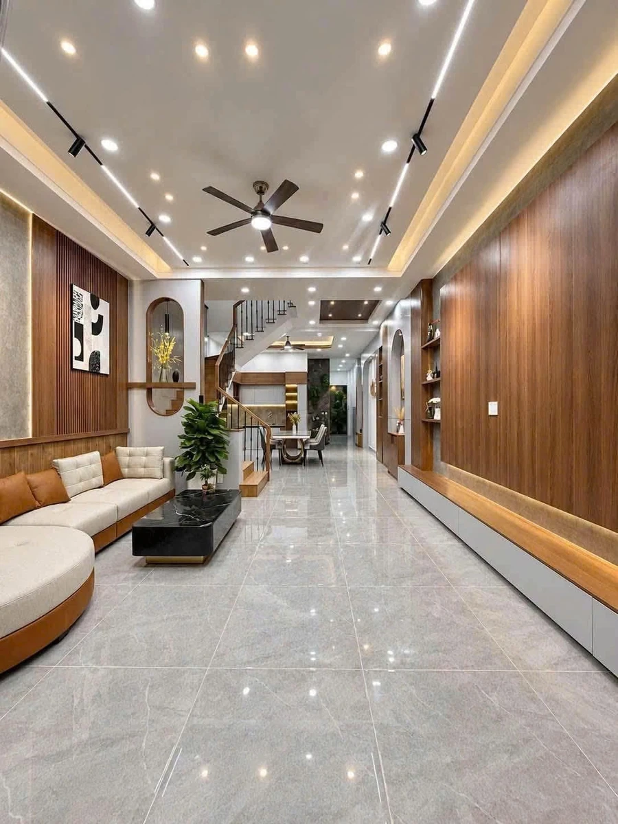 Bán nhà 1 trệt 1 lầu 3 phòng ngủ 93m² Cần Giuộc Long An - Ảnh thu nhỏ 3