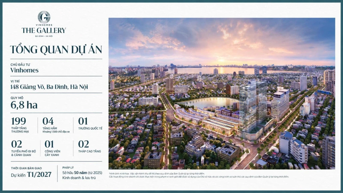 Đại lý F1 phân phối chính thức dự án Vinhomes Gallery - Giảng Võ - GĐ dự án Mr Ngọc - Ảnh 1