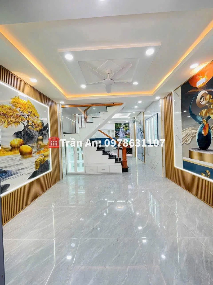 Bán nhà phố SHR 4x14m, 1 trệt 1 lầu, 2PN 2WC đường HT35, Hiệp Thành, Quận 12 - Ảnh thu nhỏ 2
