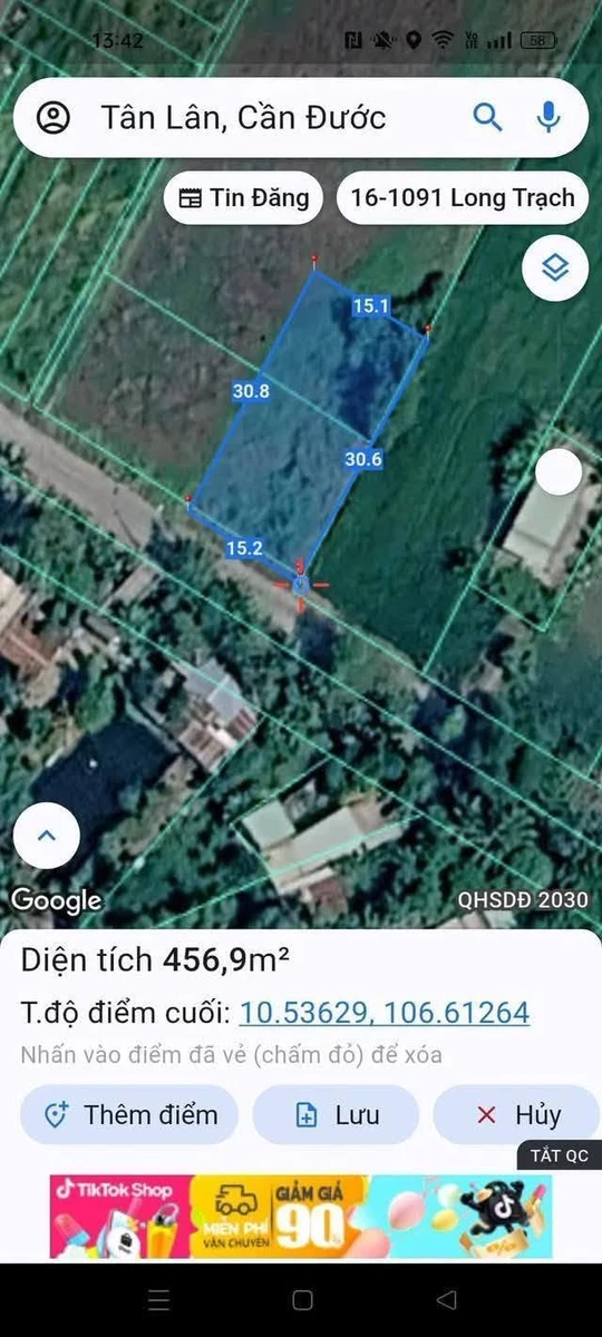 Bán đất thổ cư mặt tiền 450m² Cần Đước Long An - Ảnh thu nhỏ 4