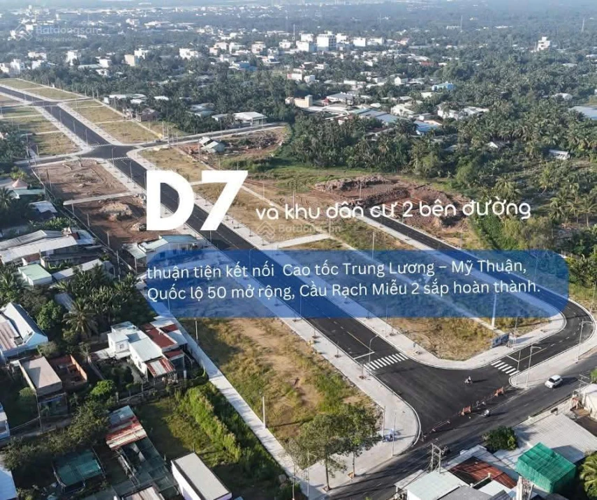Bán đất nền dự án tại D7, Trung An, Mỹ Tho, 3,9 tỷ, 100m2 - Ảnh 1