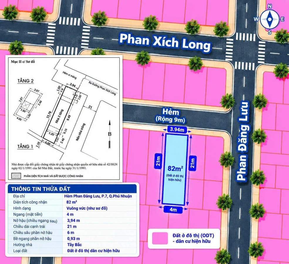 Bán nhà 81m² 2 mặt hẻm nhựa 10m Phan Đăng Lưu, Phú Nhuận, giá 13 tỷ - Ảnh thu nhỏ 3