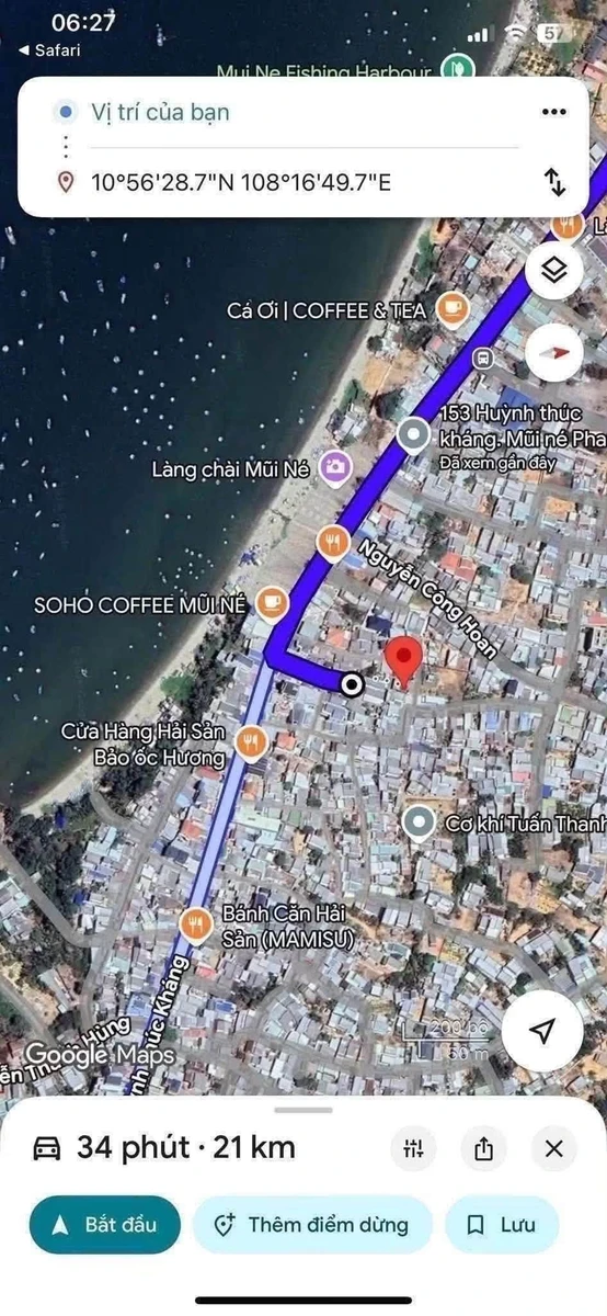 Bán đất 278m2 view biển Mũi Né, Phan Thiết 2.5 tỷ - Ảnh thu nhỏ 4
