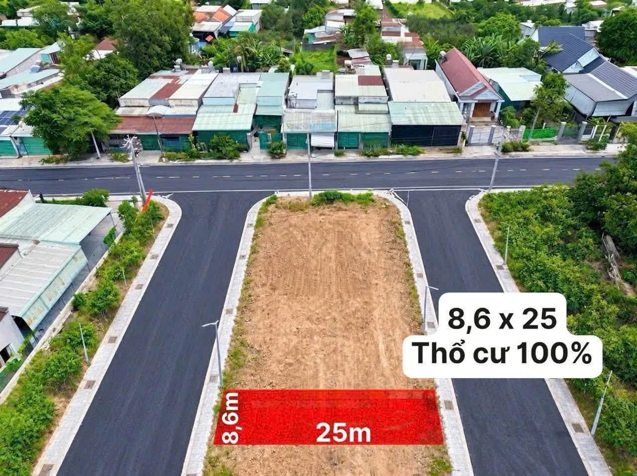 Bán đất 2 mặt tiền Hương Lộ 15, 80-160m², 1.3 tỷ - Ảnh 1