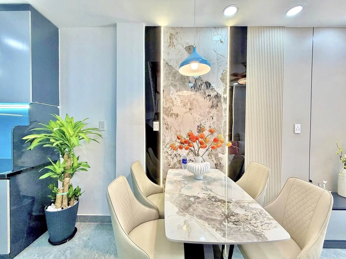 Bán nhà 1 trệt 1 lầu 75m2, 3PN 2WC, hẻm 6m gần Phan Văn Trị, tặng full nội thất - Ảnh thu nhỏ 5