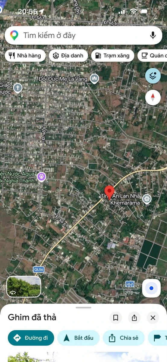 Bán đất Nghĩa Thành 480m² giá 1.6 tỷ gần QL56 - Ảnh 1