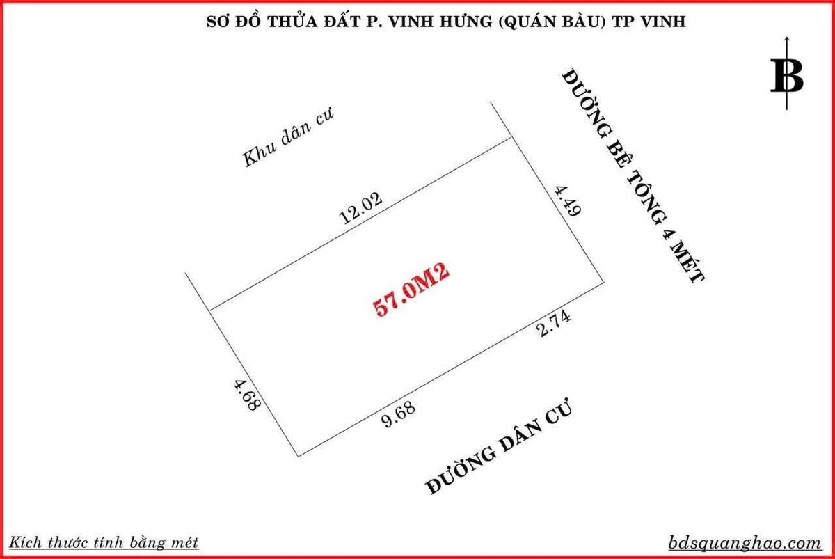Bán lô góc Lê Ninh 57m2, mặt tiền 4.5m - Ảnh thu nhỏ 3