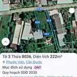 Bán đất góc 2 mặt tiền Phước Vân Hóc Môn 220m2 - Ảnh thu nhỏ 1