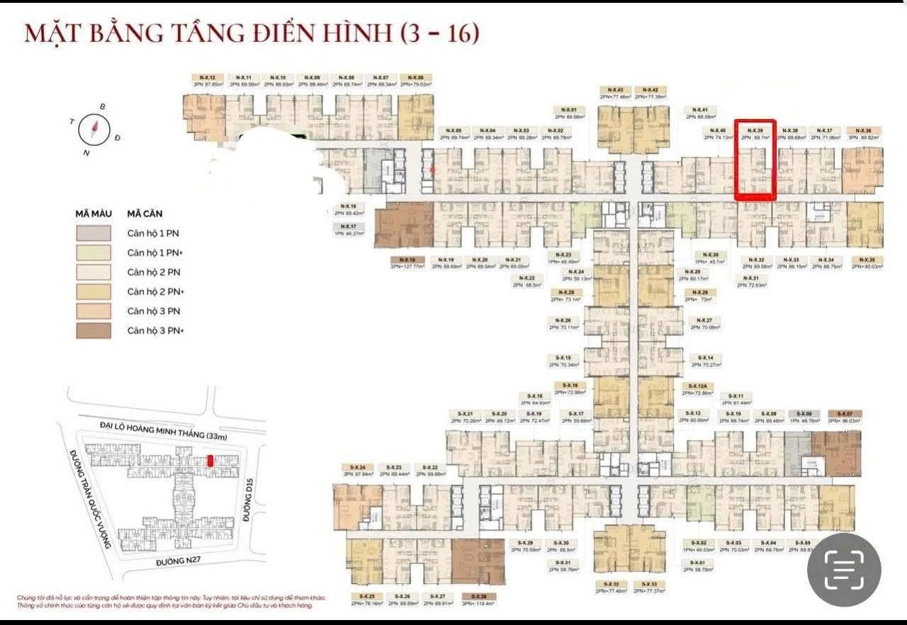Bán căn hộ FPT Plaza 4 N-15, 69,7m2, 2 phòng ngủ, giá 4,2 tỷ tại Ngũ Hành Sơn, Đà Nẵng - Ảnh 1