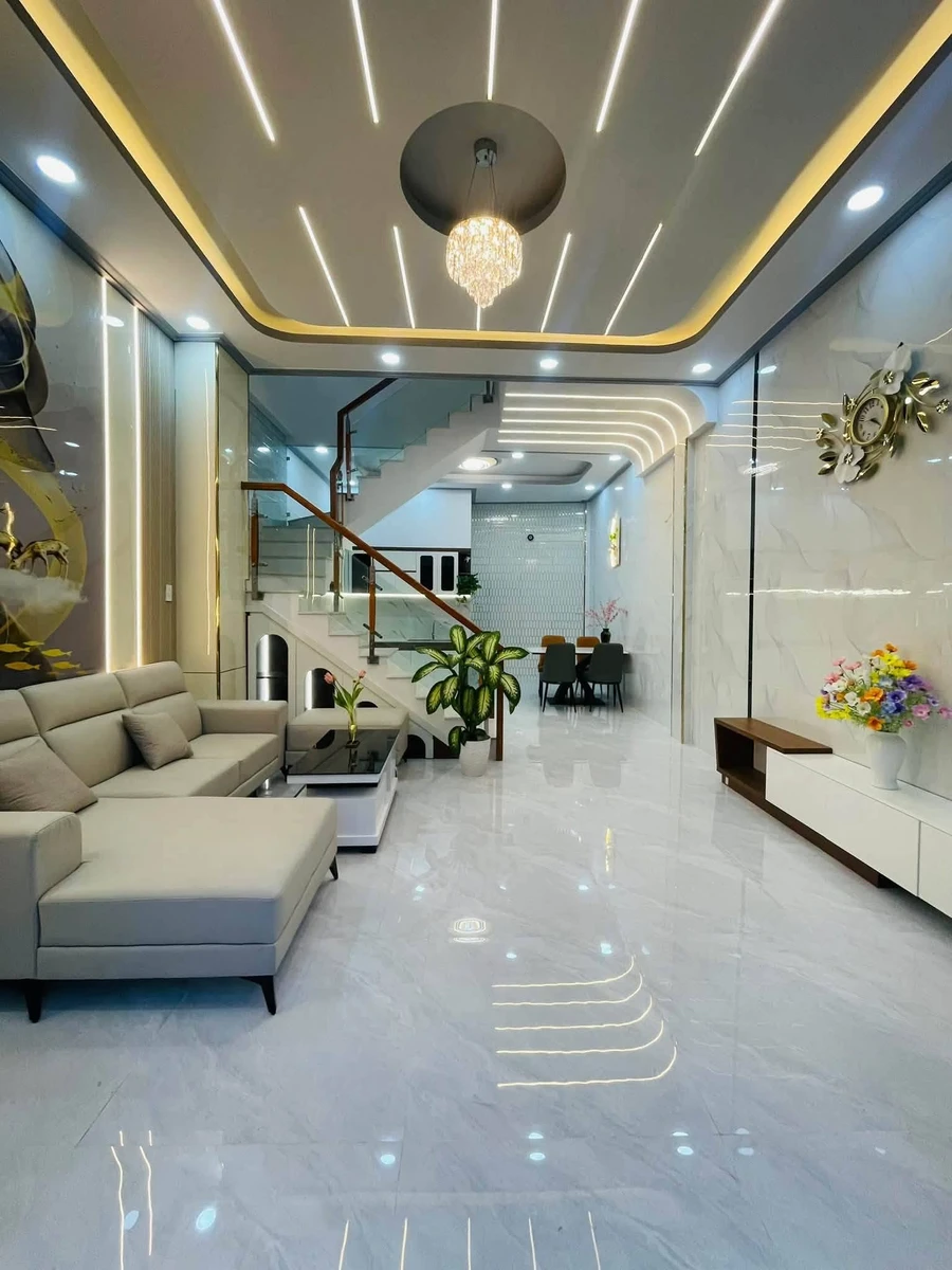 Bán nhà 3 tầng hẻm xe hơi 50m2 (5x10) gần Kinh Dương Vương, Bình Tân, giá nhỉnh 5 tỷ - Ảnh thu nhỏ 2