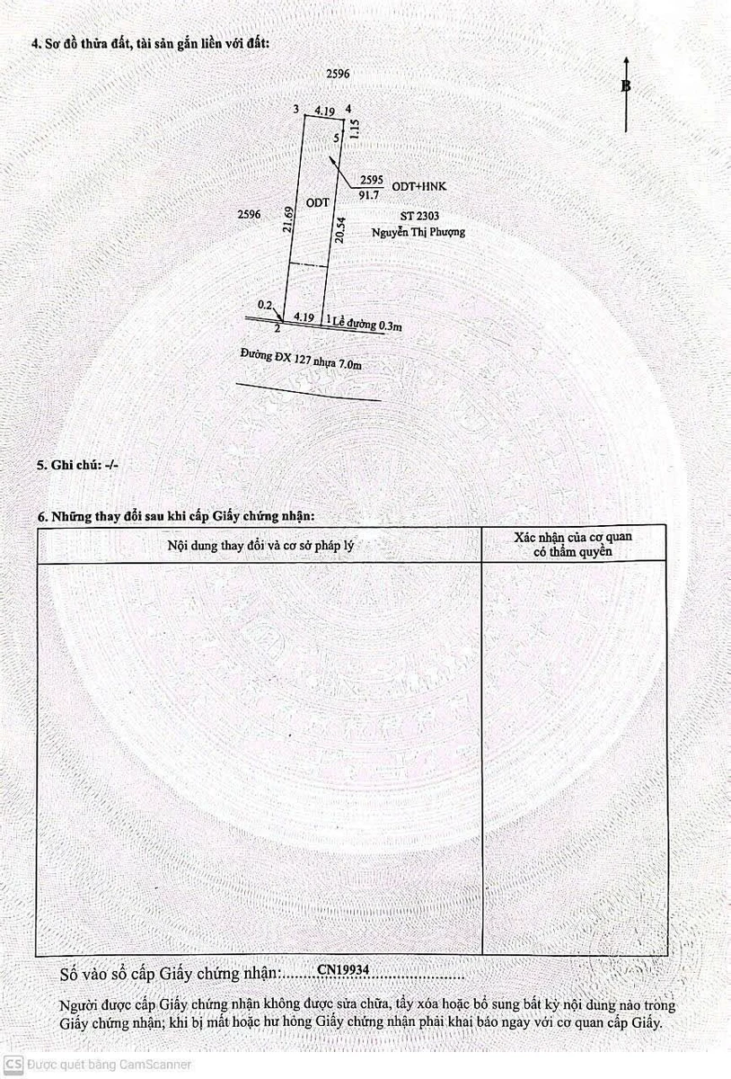 Bán đất mặt tiền ĐX127 Tân An, Tân Uyên 91m² - Ảnh thu nhỏ 2