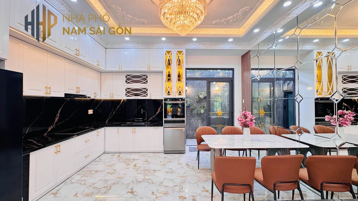 Bán nhà 4 tầng gara cao cấp 5x16m Phúc An Nhà Bè giá 9 tỷ - Ảnh thu nhỏ 4