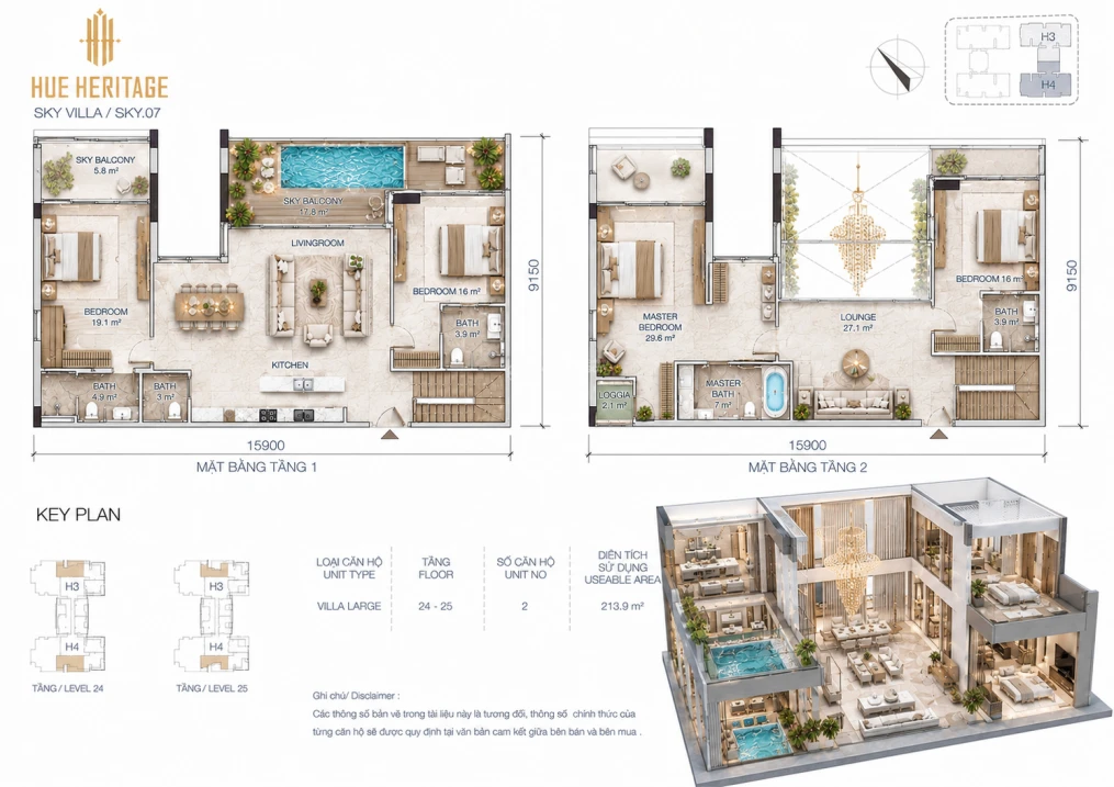 Căn hộ penthouse đầu tiên tại Huế. Vị trí đẹp view ôm trọn sông Hương - Đại Nội - Ảnh thu nhỏ 5