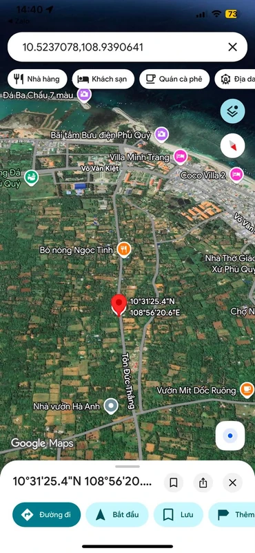 Bán đất nông nghiệp mặt tiền Tôn Đức Thắng Phú Quý 1521m²