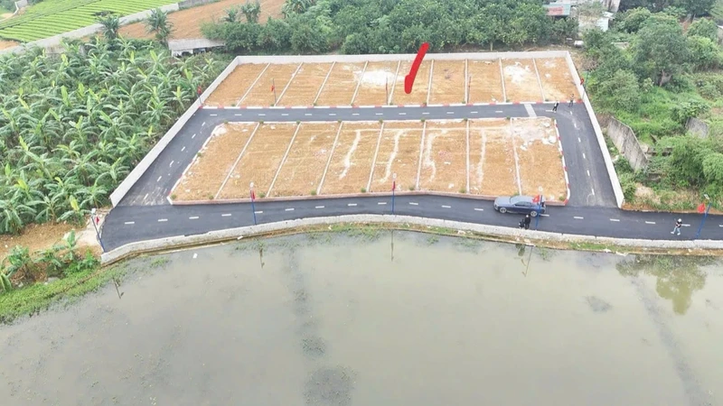 Bán đất 92,6m² mặt tiền 5m Phú Thành giá 4xx triệu