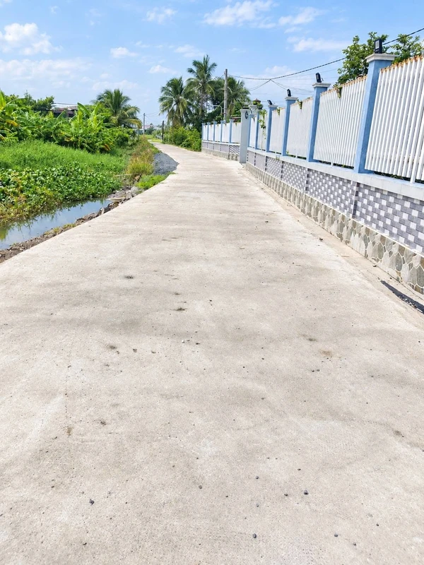 Bán đất thổ cư 1000m2 có nhà cấp 4, mặt tiền đường, view sông tại Cần Đước, Tây Ninh
