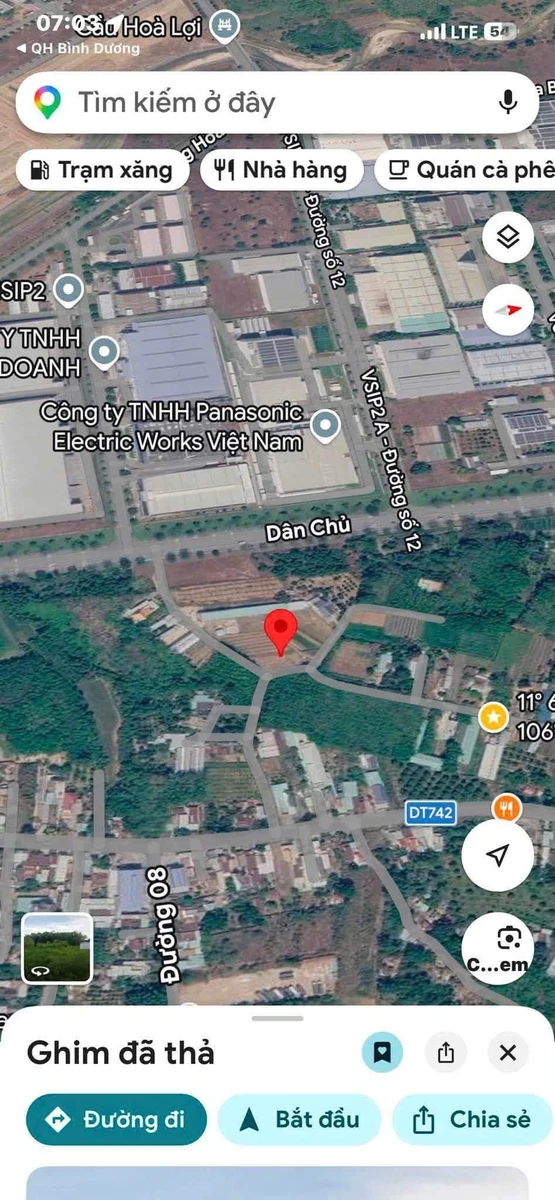 Bán đất 140m2 sổ riêng đường nhựa 13m tại Tân Định, Bến Cát, Bình Dương giá 1,799 tỷ - Ảnh 1