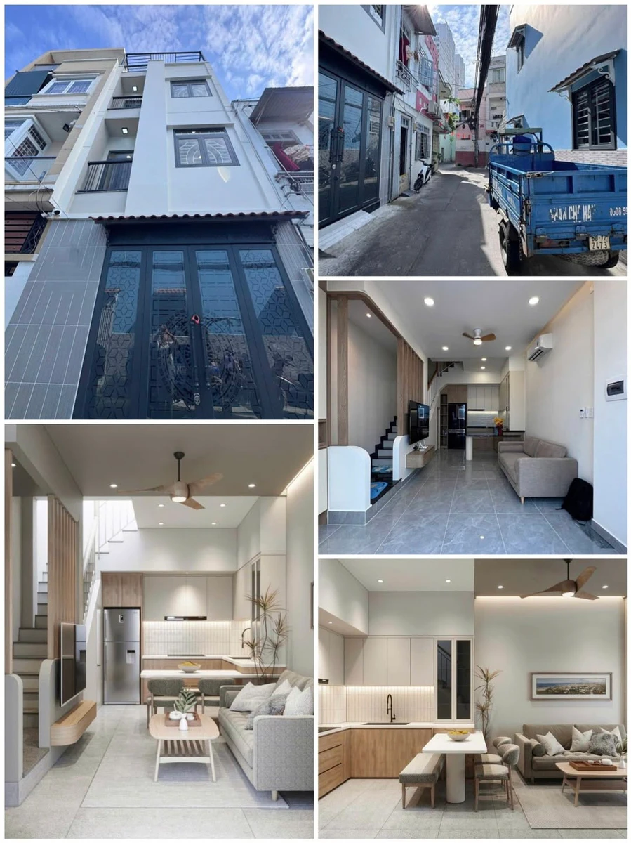 Bán nhà phố 4 tầng 28m² Âu Cơ, Tân Bình trên 5 tỷ - Ảnh 1