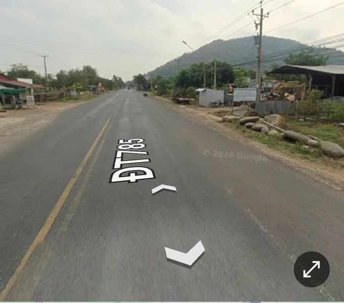 Bán đất 2 mặt tiền 1.000m² ĐT 785, Tây Ninh