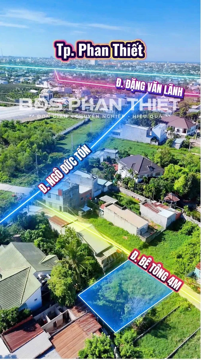 Bán đất thổ cư Ngô Đức Tốn, Phan Thiết, 178m² - Ảnh thu nhỏ 2
