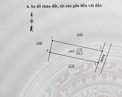 Bán lô đất Hàm Liêm 105m2 mặt tiền 5m, giá 450 triệu - Ảnh 1