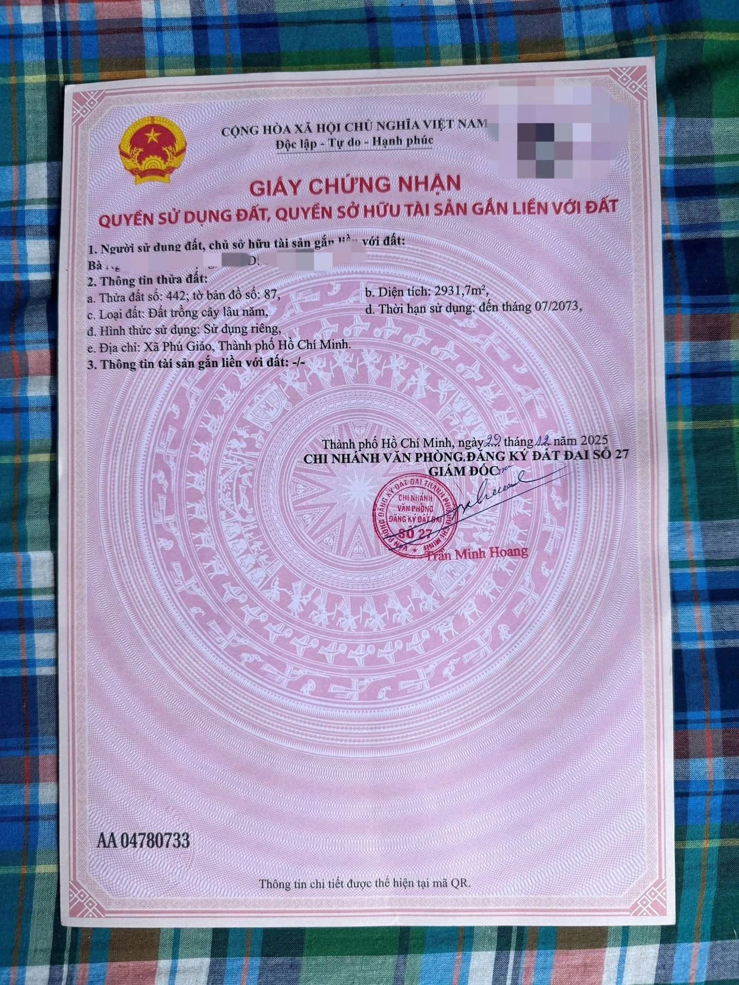 Bán đất An Bình, Phú Giáo, Bình Dương, 3000m2, 1 tỷ 8 - Ảnh 1