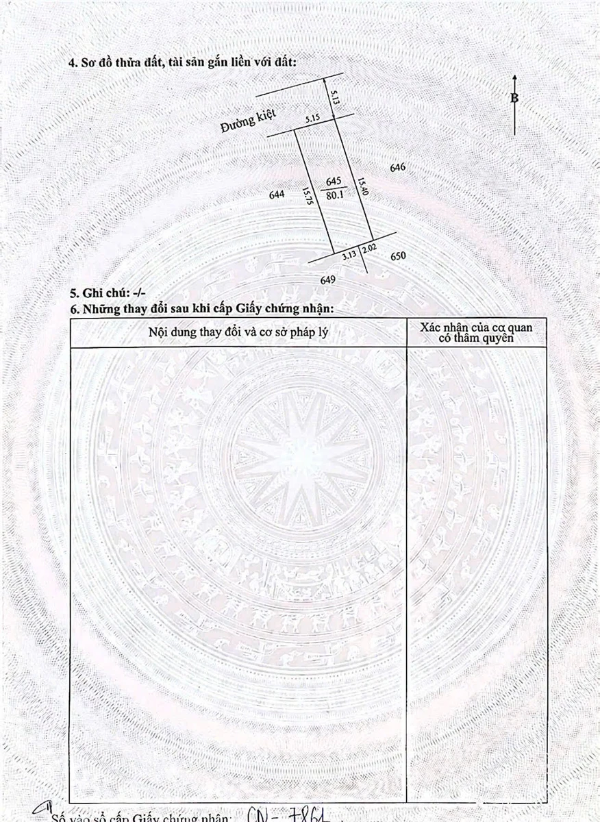 Bán lô đất 80m² Xóm 7 Ngọc Anh, Mỹ Thượng, Huế - Ảnh thu nhỏ 3