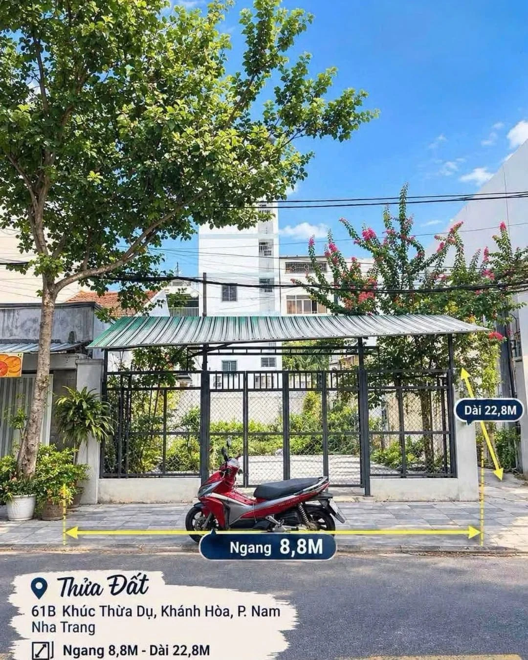 Bán đất mặt tiền Khúc Thừa Dụ Nam Nha Trang 200.9m² 20 tỷ - Ảnh 1