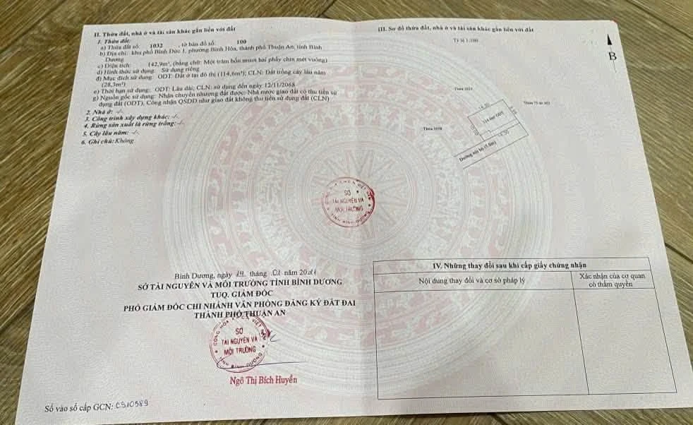 Bán nhà Bình Hoà 142.9m2, giá 3 tỷ 800 - Ảnh thu nhỏ 2