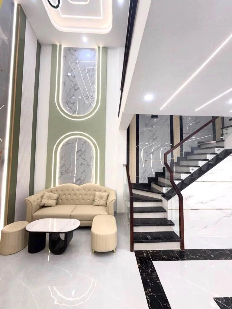 Bán nhà mới 4 tầng 5x12m đường Mã Lò, Bình Tân, đường xe hơi, giá dưới 7 tỷ - Ảnh thu nhỏ 4