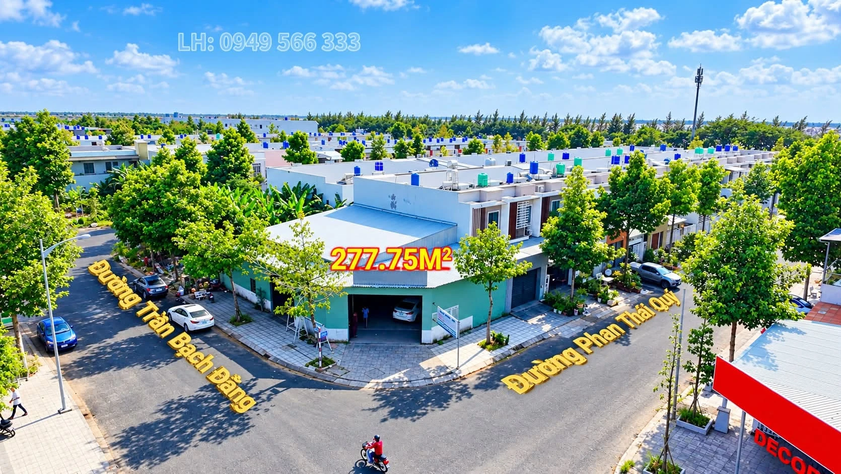Bán đất góc 2 mặt tiền Phú Cường 277,75m², 5,4 tỷ - Ảnh 1