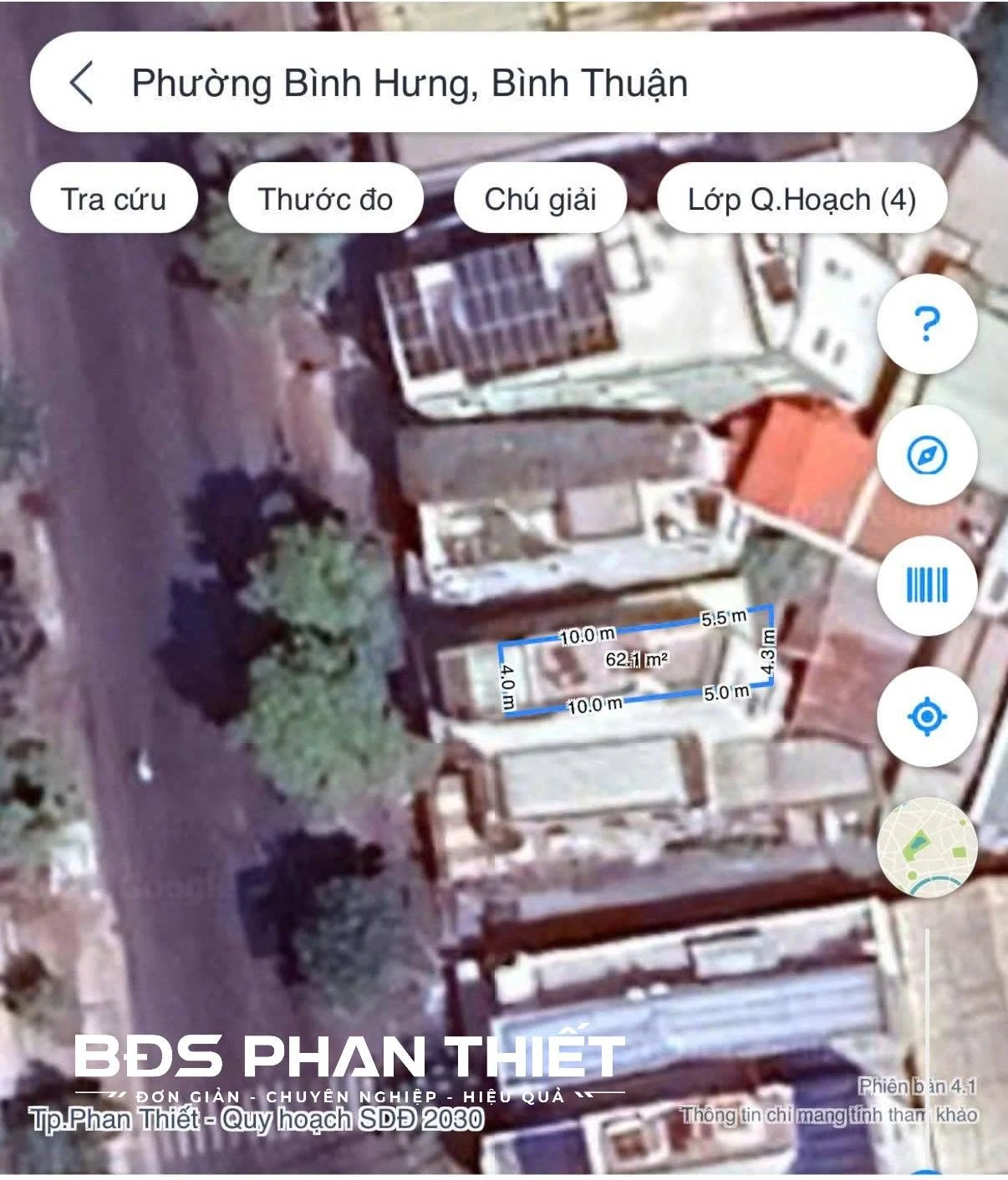 Bán đất 2 mặt tiền Trần Hưng Đạo Phan Thiết 62m2 - Ảnh 1