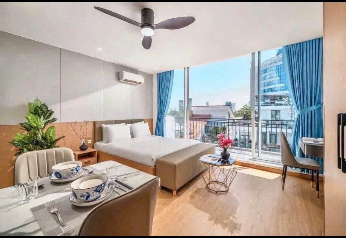 Bán tòa căn hộ 6 tầng mặt tiền Hoàng Đức Lương, 100m2, 11 căn hộ full nội thất, giá 21,5 tỷ - Ảnh 1
