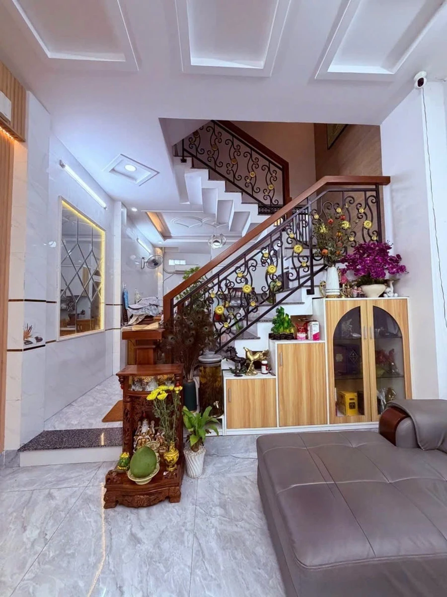 Bán nhà hẻm xe hơi 6m đường Quang Trung, 4x12.5m, 1 trệt 3 lầu, 4PN, giá 6,99 tỷ - Ảnh thu nhỏ 5