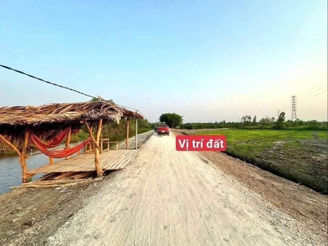 Bán đất vườn view kênh 500m2 (120m2 thổ cư) giá 575 triệu tại Thạnh Hòa, Bến Lức, Long An - Ảnh thu nhỏ 2