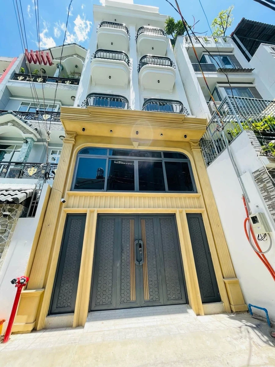 Bán tòa CHDV 6 tầng 15 phòng, thang máy, 5,2x18m, hẻm Huỳnh Văn Nghệ, Tân Bình - Ảnh 1